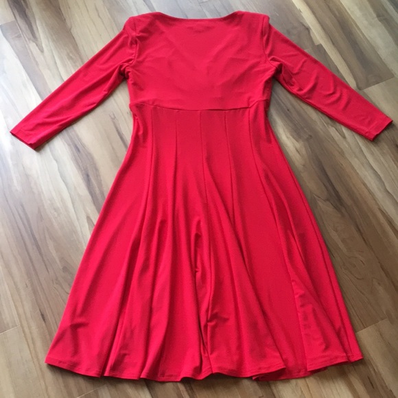 Lauren RL red dress - Picture 3 of 4